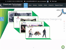 Tablet Screenshot of dreamlabz.com